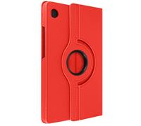 Avizar Folio Case for Galaxy Tab A9 and Tab A11 with rotating stand, Red