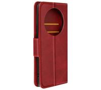 Avizar Folio case for Honor Magic 6 Lite 5G Smooth TextuWallet Flap, Burgundy