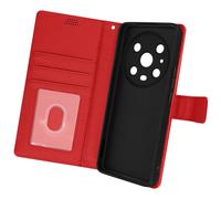 Avizar Folio Case for Honor Magic4 Pro Wallet Cover Video Holder, Red