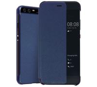 Avizar Folio Case for Huawei P10 Window Time Display Video Stand, Blue