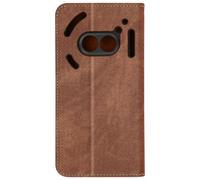 Avizar Folio case for Nothing Phone 2a Wallet flap, Brown / Beige