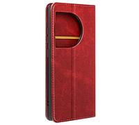 Avizar Folio case for OnePlus 12 5G magnetic cover Wallet, Burgundy
