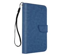 Avizar Folio Case for Universal Smartphone Size XXL with Card Holder, Blue