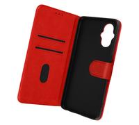 Avizar Folio Oppo Reno 8 Lite 5G Wallet Cover Video Stand Feature, Red