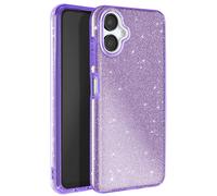 Avizar Glitter Case for Galaxy A06 Shockproof Sparkling, Purple