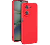 Avizar Hull for Xiaomi Redmi A5 Silicone Smooth Block Camera Protected, Red