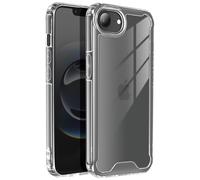 Avizar iPhone 16e Hard Shell Reinforced Corners Raised Edges, Transparent