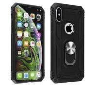Avizar iPhone XS Max Case Bi Material Rigid Soft Magnetic Ring Stand