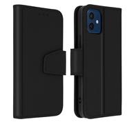 Avizar Leather Case for iPhone 12 Mini Card-holder Video Stand Feature