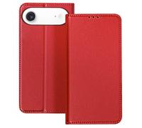 Avizar Leather case for iPhone 17 Air with card slots and magnetic flap, Red
