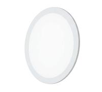 Avizar LED Round Light Panel 25W Recessed Ceiling Mount Modern Design, White
