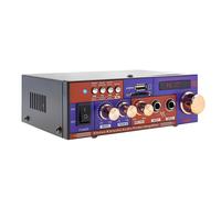Avizar Multifunction Stereo Audio Amplifier Bluetooth USB SD FM, Purple