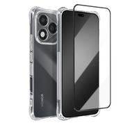 Avizar Pack for Honor 400 Lite Shockproof Shell and 9H Tempered Glass