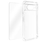 Avizar Protection kit for Pixel 8 Shockproof Case Screen Protector, Sienna
