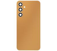 Avizar Replacement Back Cover for Galaxy S23 FE with Integrated Adhesive, Orange