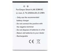 Avizar Replacement Battery for Emporia Smart 4 3.7V 2500 mAh 9.2Wh, White
