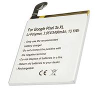 Avizar Replacement Battery Pixel 3a XL Li-Polymer 3400mAh 3.85V, White