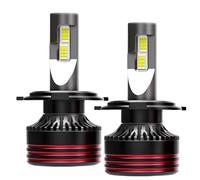 Avizar Set of 2 LED M8 Pro H4 60W 12V 6000K 12000lm IP65 Bulbs for Car