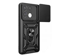 Avizar Shockproof Case for Oppo Find X9 with Swivel Camera Cover and Ring Holder