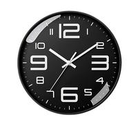 Avizar Silent Modern Wall Clock, 26cm, Contrasting Numerals