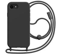 Avizar Silicone Case for iPhone 17e with Adjustable Braided Nylon Cord