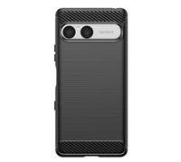 Avizar Silicone case for the Xperia 10 VII with a carbon-effect brushed finish