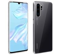 Avizar Silicone case, Glossy & matte back Cover for Huawei P30 Pro, Transparent