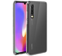 Avizar Silicone case, Glossy & matte back Cover for Huawei P30, Transparent