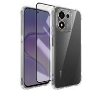 Avizar Soft 2mm Silicone Case for Honor 600 Smart with HD Tempered Glass