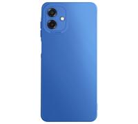 Avizar Soft Silicone Case for Galaxy A07 with Camera Block Reinforcement, Blue