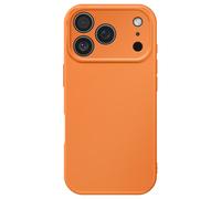 Avizar Soft-Touch Case for iPhone 17 Pro Max in Soft Silicone, Orange