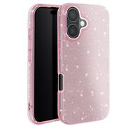 Avizar Sparkling Glitter Case for iPhone 16 Plus Shockproof, Pink