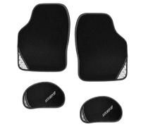 Avizar Universal 4-piece Car Floor Mat Set in Flocked PVC 42×57cm