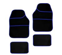 Avizar Universal 4-piece Car Floor Mats in Non-Slip Flocked PVC