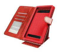 Avizar Universal Flip Cover, Wallet Case with mirror for 3.8' - 4.3' Smartphones
