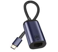 Avizar USB-C to Ethernet Adapter 100Mbps Data Rate 10cm Dark, Grey
