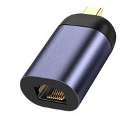 Avizar USB-C to Ethernet Adapter 100Mbps Data Rate Compact Design Dark, Grey