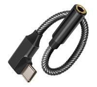 Avizar USB-C to Female Jack 3.5mm Audio Adapter Knitted Design 12cm Length
