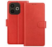Avizar Wallet Case for Oppo A5 Pro Chesterfield Series with Stand Function, Red