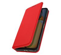 Avizar Wallet Case for Xiaomi Poco C65 Magnetic Flap with Stand, Red
