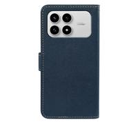 Avizar Wallet Case for Xiaomi Poco F8 Pro Litchi Texture Anti-RFID, Blue
