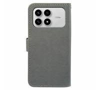 Avizar Wallet Case for Xiaomi Poco F8 Pro Litchi Texture Anti-RFID, Grey