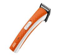 Avizar Wireless Rechargeable Electric Clipper 3W Precise Cut and Trim, Orange