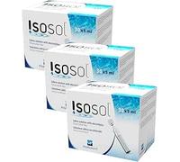 Avízor Isosol VitaResearch 30 x 5 ml - Pack of 3 Boxes - Sterile Saline Solution with Electrolytes for Contact Lenses and Eye Rinsing - Preservative-Free, Enriched with Essential Minerals