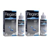 Avízor Regard 2x100ml - Solution for Cleaning, Disinfecting, and Rehydrating Contact Lenses - Preservative-Free - Oxygen-Based Cleaning - Travel Format