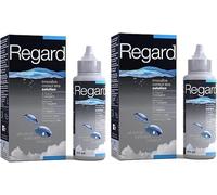 Avízor Regard 2x100ml - Solution for Cleaning, Disinfecting, and Rehydrating Contact Lenses - Preservative-Free - Oxygen-Based Cleaning - Travel Format