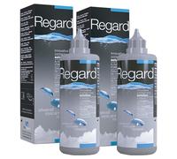 Avízor Regard 2x355ml - Solution for Cleaning, Disinfecting, and Rehydrating Contact Lenses - Preservative-Free - Oxygen-Based Cleaning - Complete Eye Health