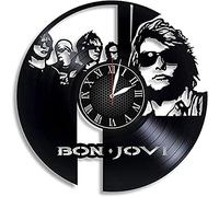 AVJERA Bon Jovi Vinyl Record Retro Wall Clock Birthday New Year Christmas Birthday Gift Personality Creative Home Design