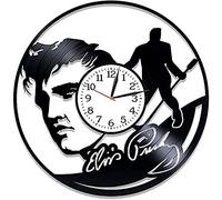 AVJERA Elvis Presley Vinyl Record Retro Wall Clock Birthday New Year Christmas Birthday Gift Personality Creative Home Design