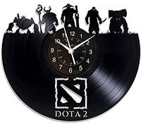 AVJERA Kitchen Clock Vinyl Wall Clock Compatible With Dota 2 Home Decoration Game Wall Art Vintage Decoration - Unique Gift - Living Room Kitchen Handmade Wall Decor Vinyl Record Clock
